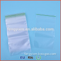 Resealable transparent plastic zip bag packaging for electronics store